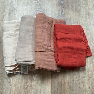 3 KeaBabies swaddle blankets and 1 Fern & Avery swaddle blanket